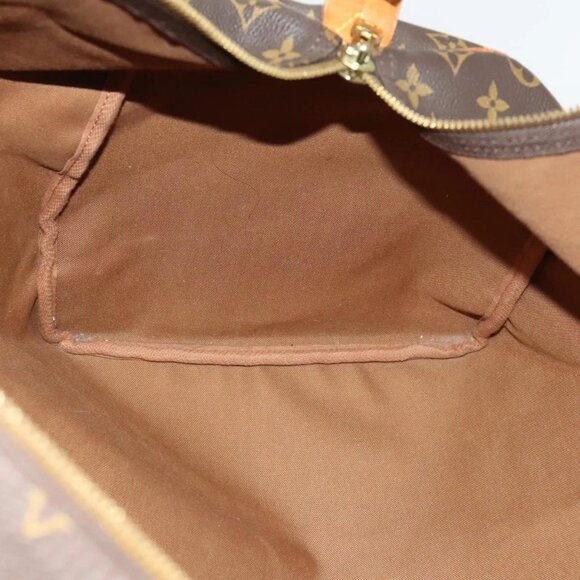 LOUIS VUITTON Monogram Keepall 55 Boston Bag M41424 LV Auth 139406 - Picture 12 of 16